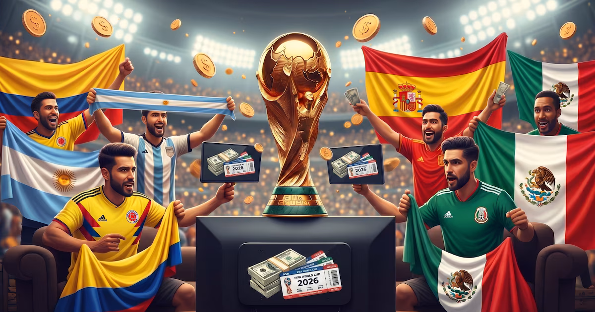 Acompañar a tu equipo a todos los partidos del Mundial 2026 podría costar hasta 62.000 dólares