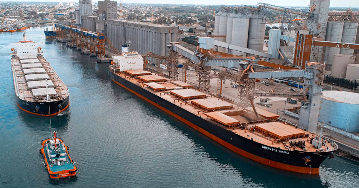 Puerto de Quacon completa la carga del primer elemento estratégico en Vaca Muerta