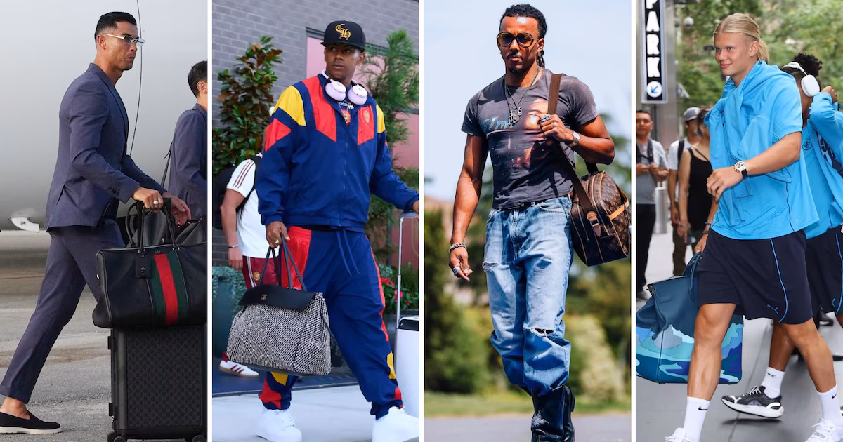 Bolsos de diseño en el campo de fútbol: los complementos de lujo elegidos por las estrellas fuera del campo