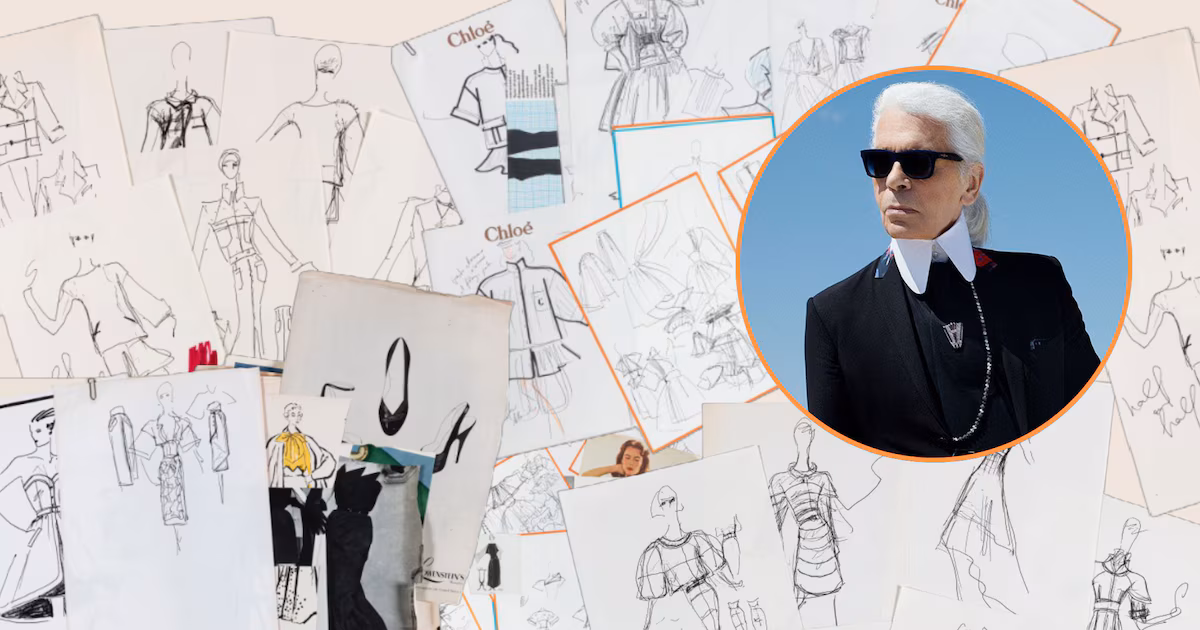 Mil dibujos secretos de Karl Lagerfeld salen a subasta después de alcanzar más de 18 millones de dólares en la venta anterior