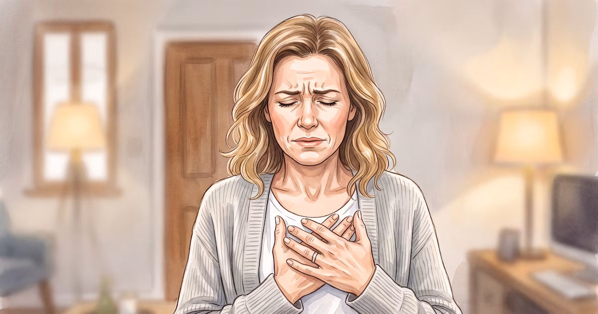 5 síntomas de enfermedades cardíacas que las mujeres pueden confundir con estrés, indigestión o menopausia