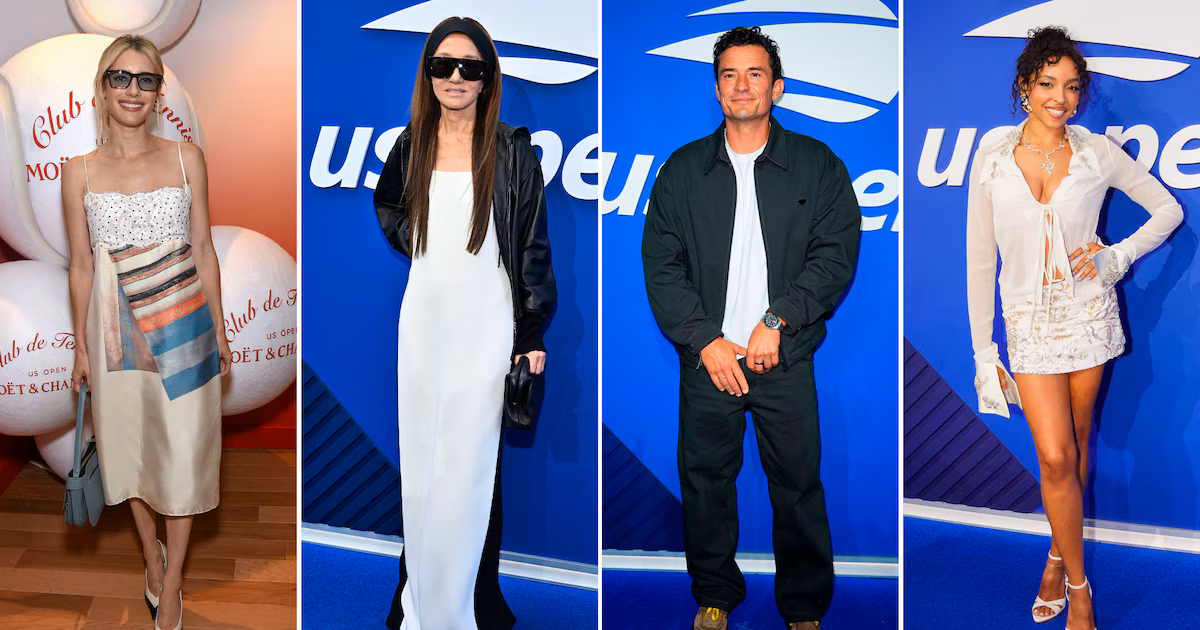La moda también brilla en el US Open 2026: Todos los looks de figuras internacionales disfrutando del evento