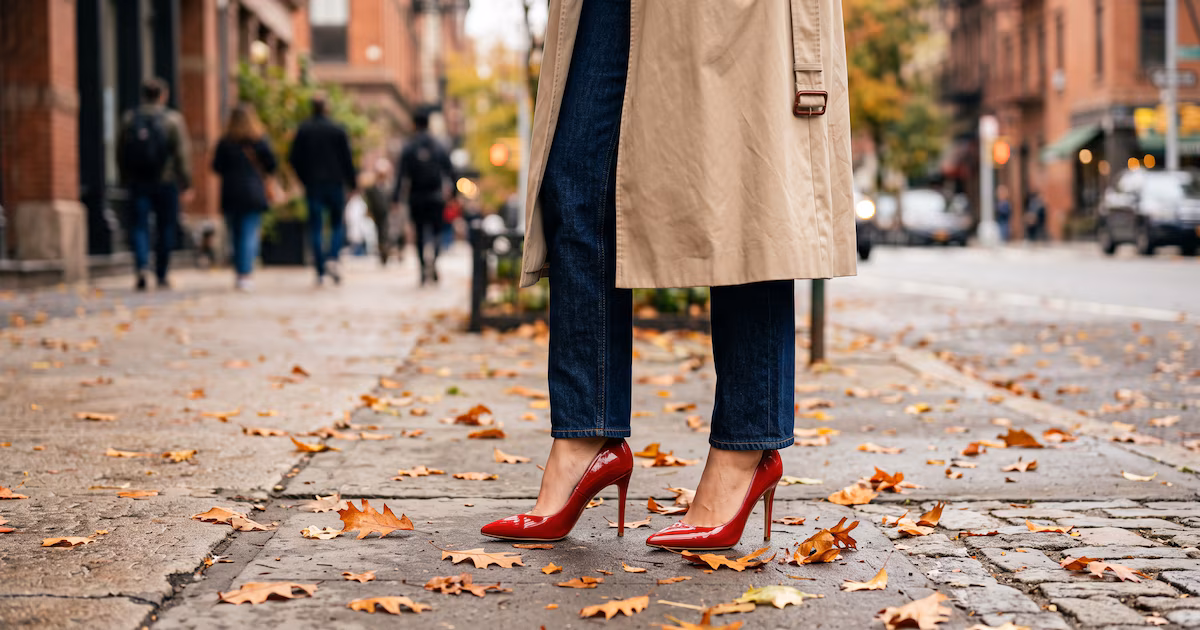 Zapatillas rojas: una tendencia que está viendo un aumento del 323% en las búsquedas en Google este otoño