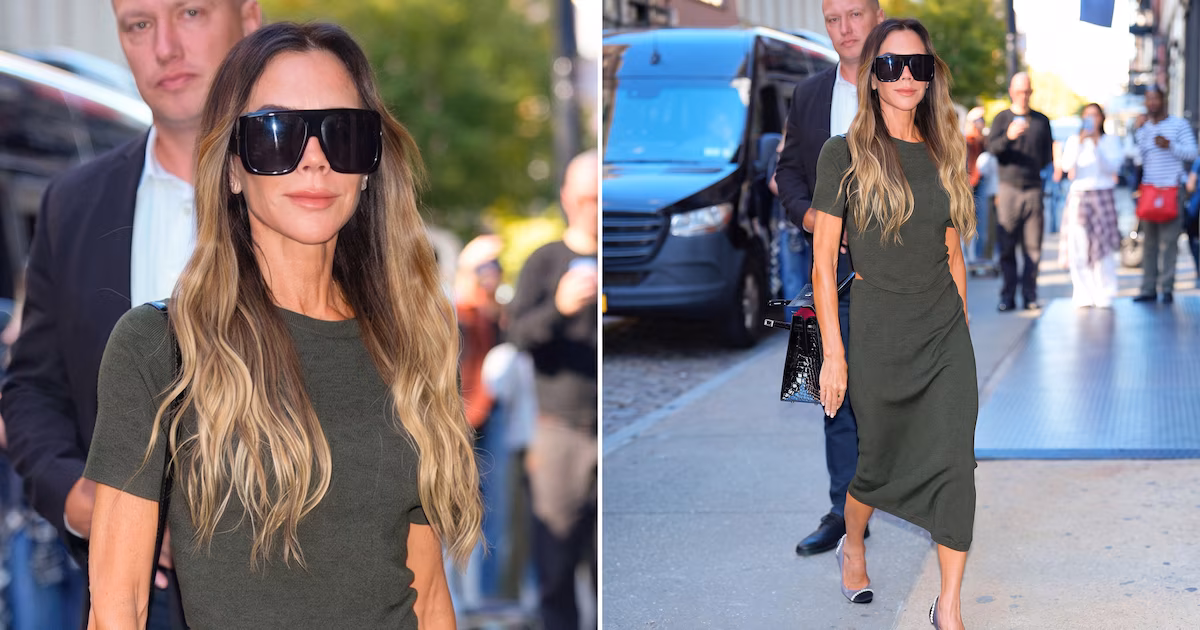 Los complementos XXL de Victoria Beckham convierten las calles de Nueva York en un desfile de moda