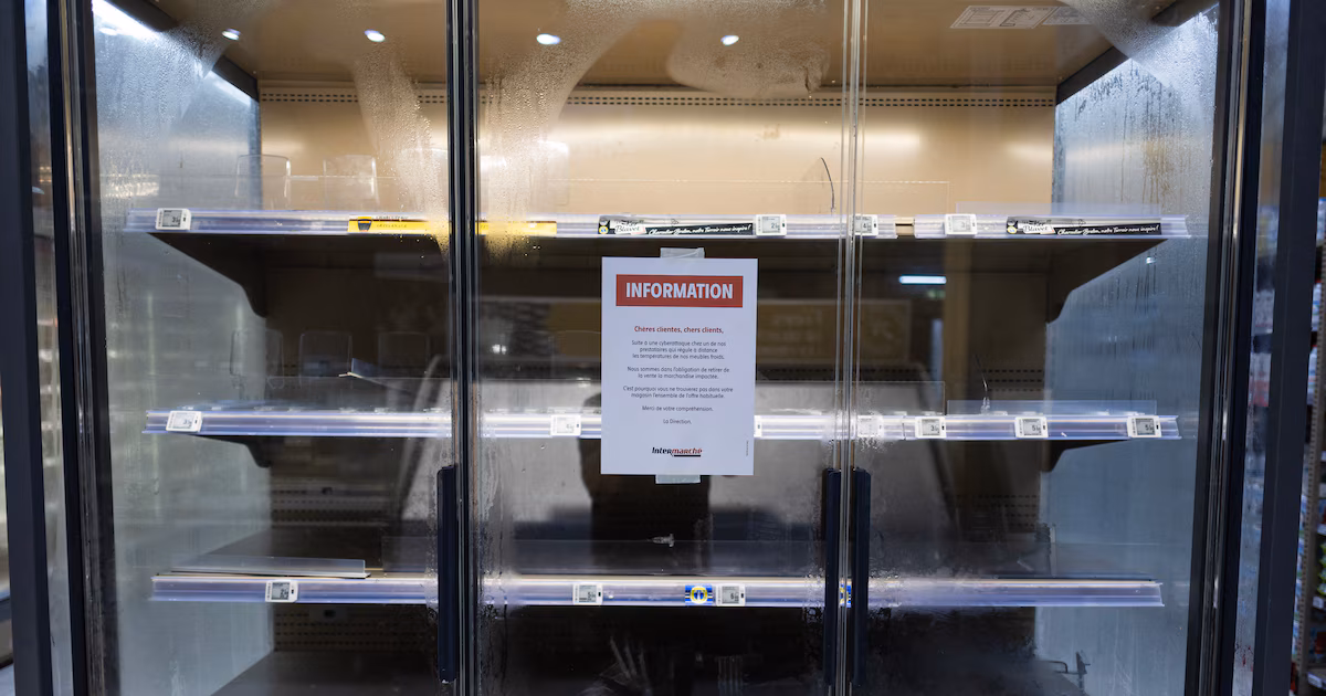 Un supermercado francés sufre un ciberataque inusual: los piratas informáticos invaden la temperatura del frigorífico y destruyen los productos