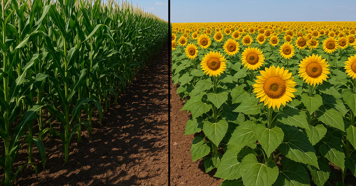 Sin lluvias se acelera siembra de maíz y girasol