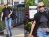 Lady Gaga vuelve a elevar su look cotidiano con sus botas de plataforma favoritas