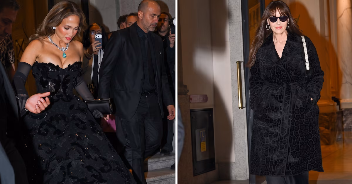 De Jennifer López a Monica Bellucci: los vestidos que marcaron una noche en Milán